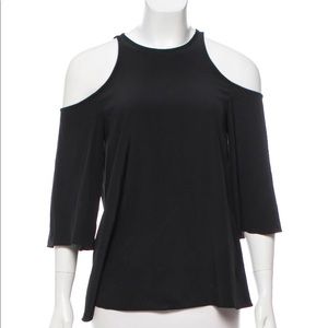 Black Tibi silk top